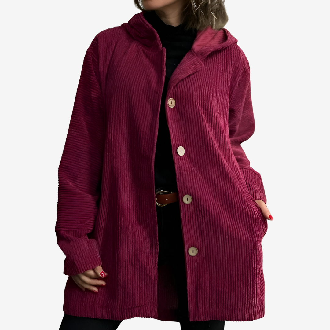 Georgette™ Knitted Elegant Jacket with Refined Buttons