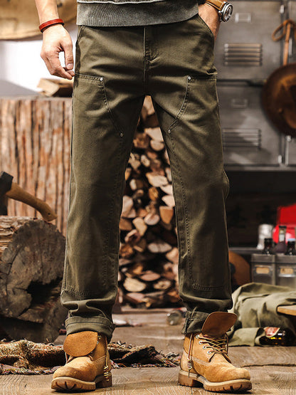 RUGGED WORKWEAR STRAIGHT-LEG PANTS
