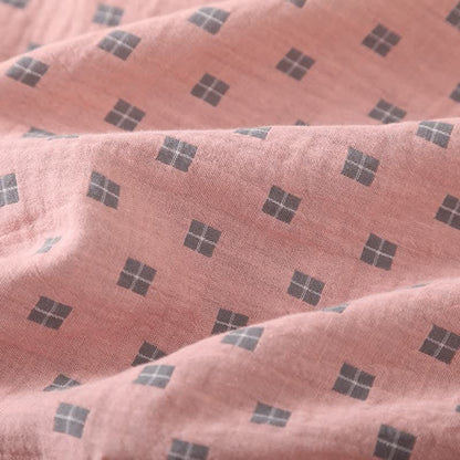 Ownkoti Women's Checked Jacquard Cotton Loungewear Set for Comfort and Style