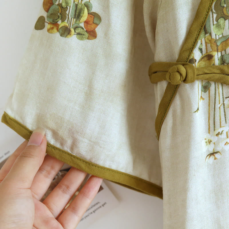 Floral Woven Short Sleeve Lounge Set - Comfortable and Stylish Sleepwear for Relaxed Days