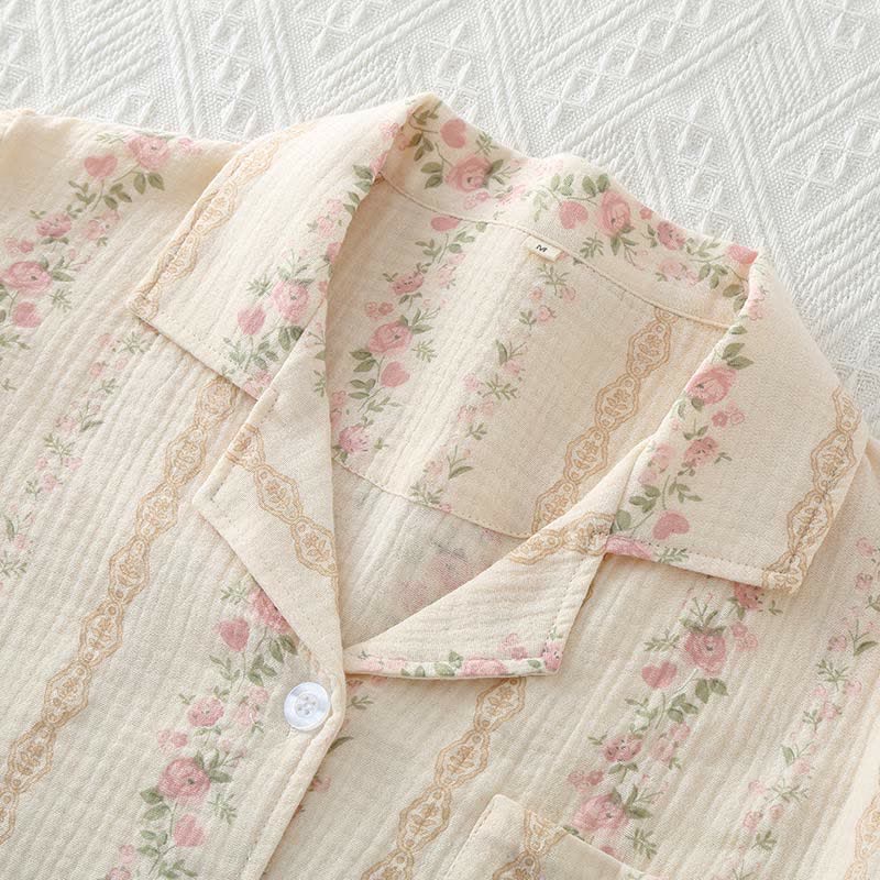 Ownkoti Forest Style Comfy Pure Cotton Loungewear Set