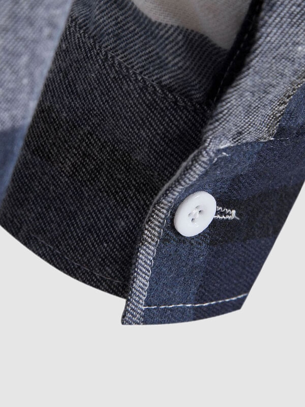 Men's Skinny Plaid Hoodie