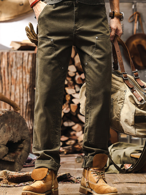 RUGGED WORKWEAR STRAIGHT-LEG PANTS