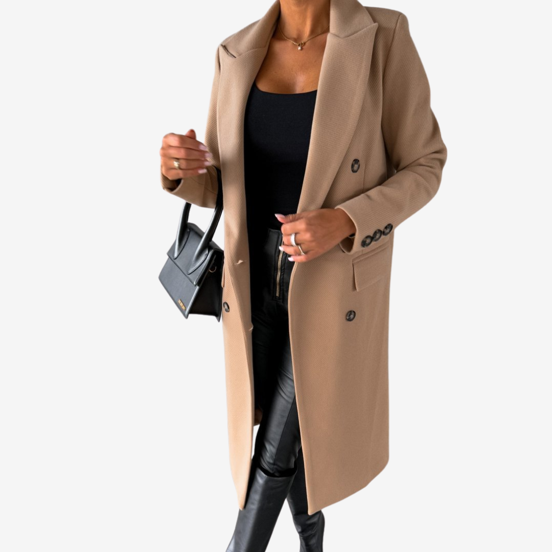 Rosella™ Sophisticated and Chic Long Coat