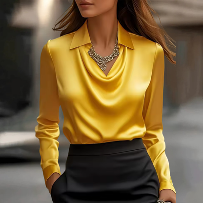 Fiona™ | Elegant Satin Blouse