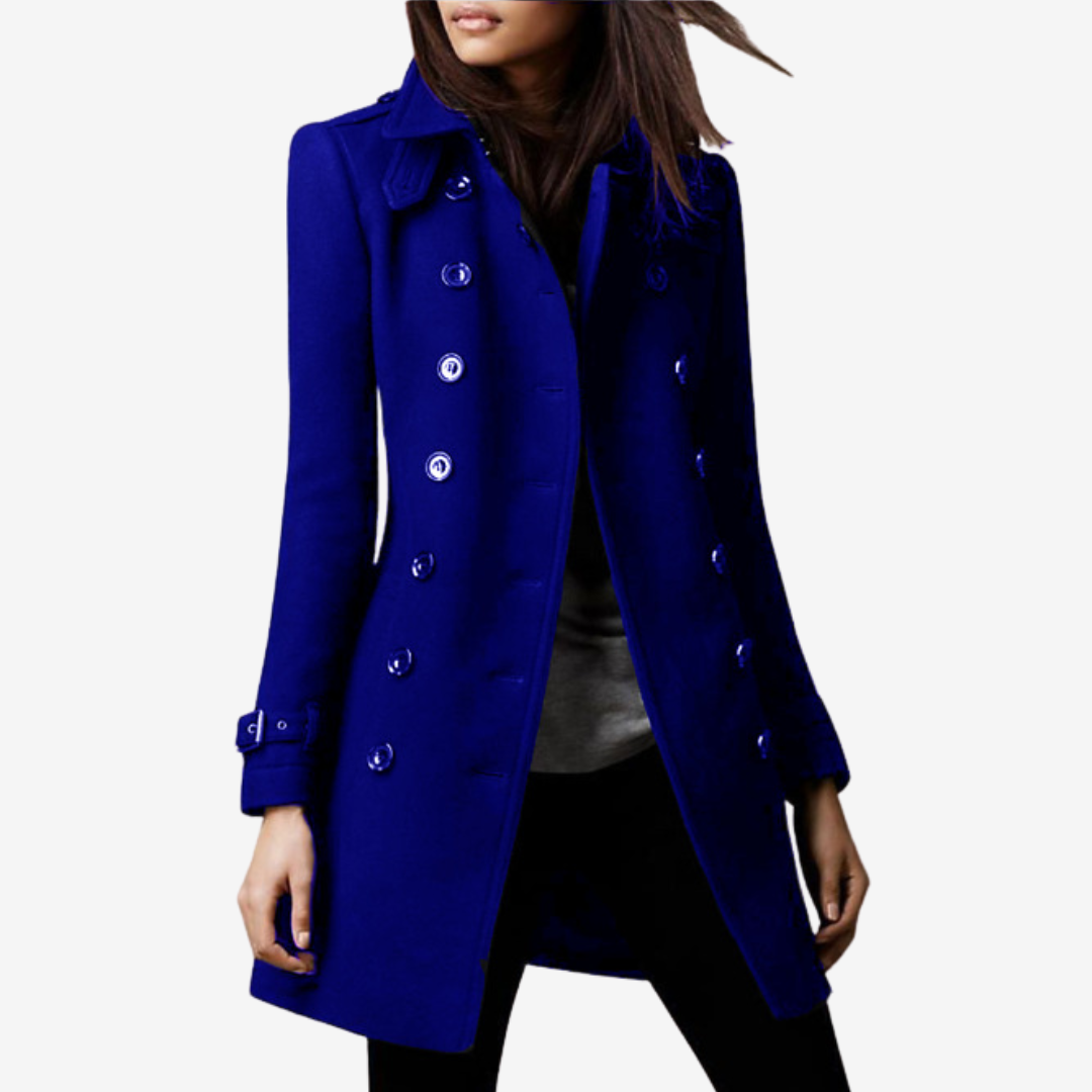 Rosellea™ Elegant and Sophisticated Buttoned Coat