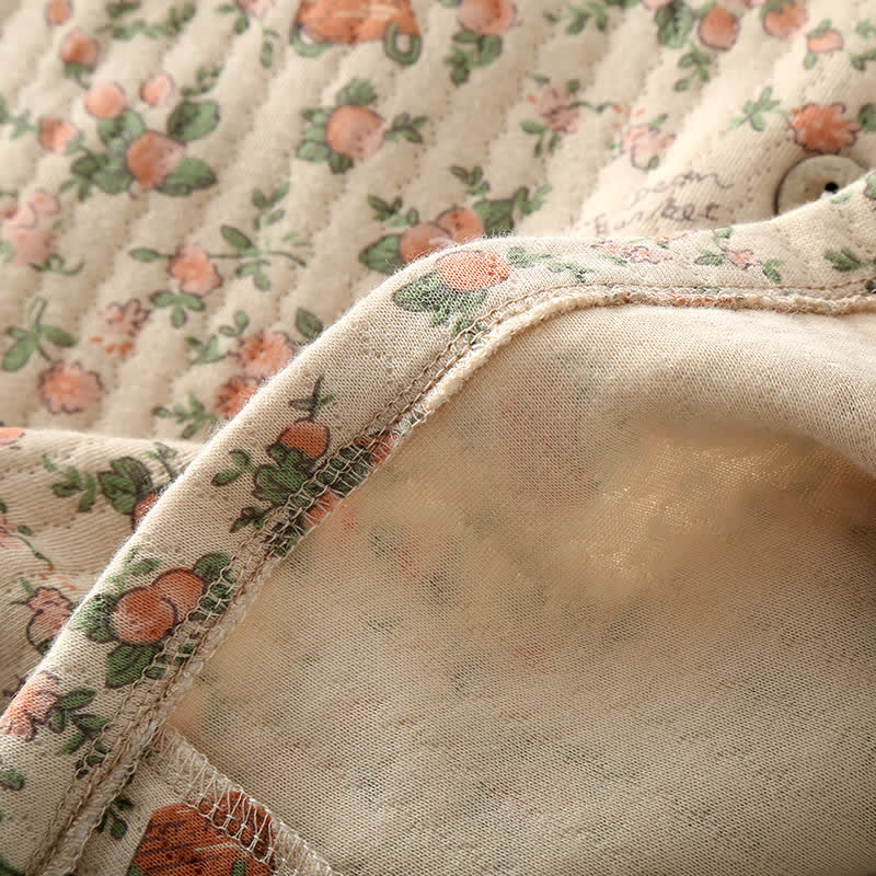 Ownkoti Rustic Rugged Rose Cotton Pajama Set for Women and Men