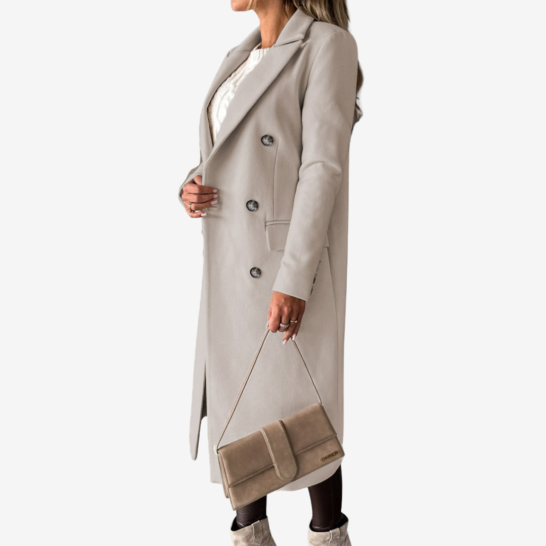 Rosella™ Sophisticated and Chic Long Coat