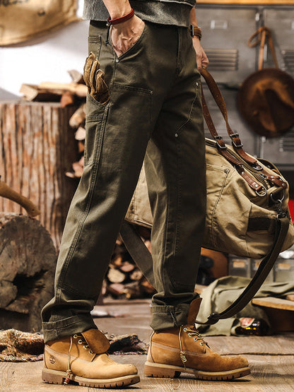 RUGGED WORKWEAR STRAIGHT-LEG PANTS