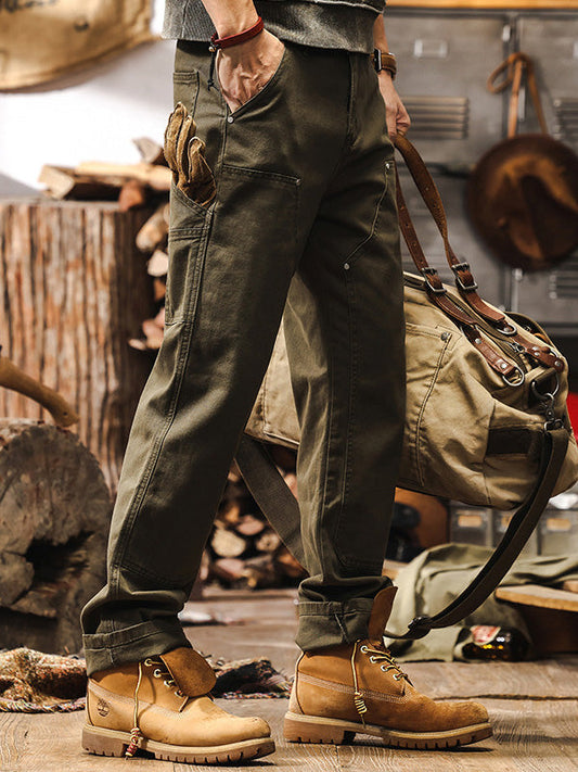 RUGGED WORKWEAR STRAIGHT-LEG PANTS