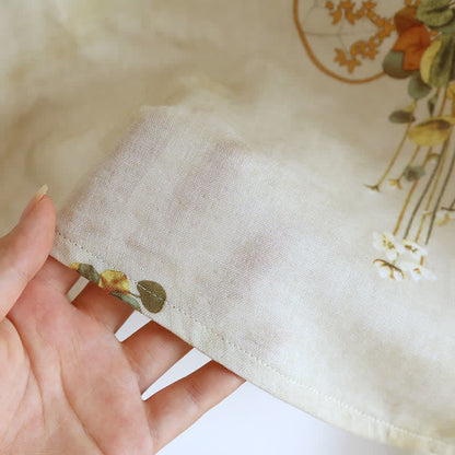 Ownkoti Vintage Floral Bamboo Fiber Pajama Set for Stylish Comfort