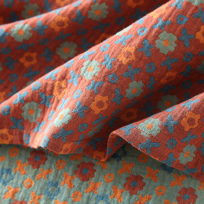 Ownkoti Women's Floral Round Neck Soft Cotton Sleep Dress - Comfortable and Elegant Nighttime Companion