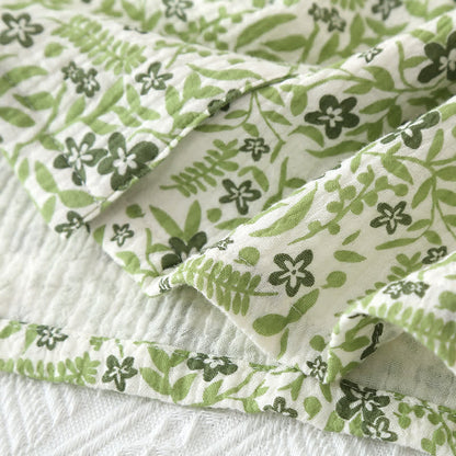 Ownkoti Casual Cotton Clothing Set with Pastoral Style and Floral Design