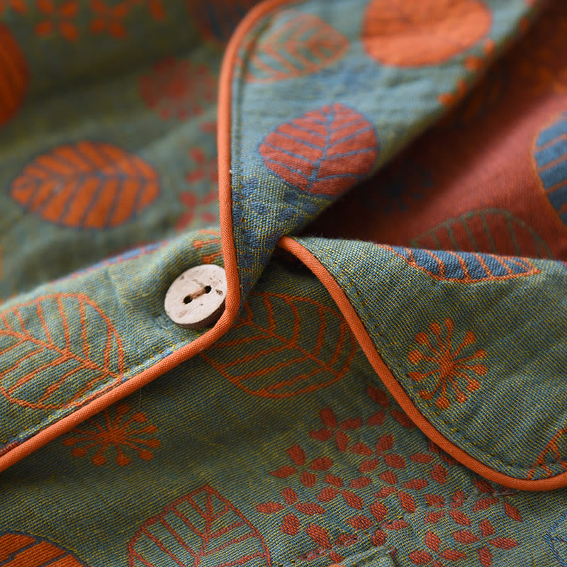 Ownkoti Green Shine in Cotton Voile - Comfortable Loungewear Set