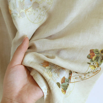 Floral Woven Short Sleeve Lounge Set - Comfortable and Stylish Sleepwear for Relaxed Days