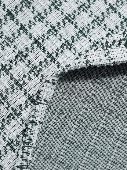 Casual Men's Plaid Shirt with Tucked Texture and Scottish Pattern Long Sleeves