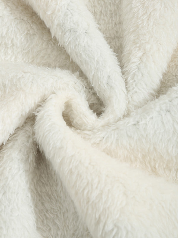 Men's wool-blend jacket with fleece lining, button closure, and innovative double pockets