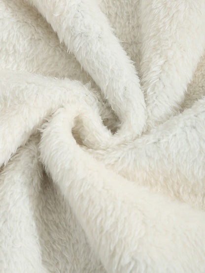 Men's wool-blend jacket with fleece lining, button closure, and innovative double pockets