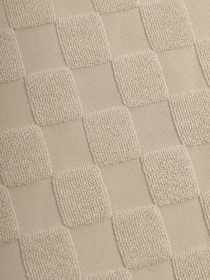 Men's Casual Tartan Fabric Terry Long Sleeve Shirt