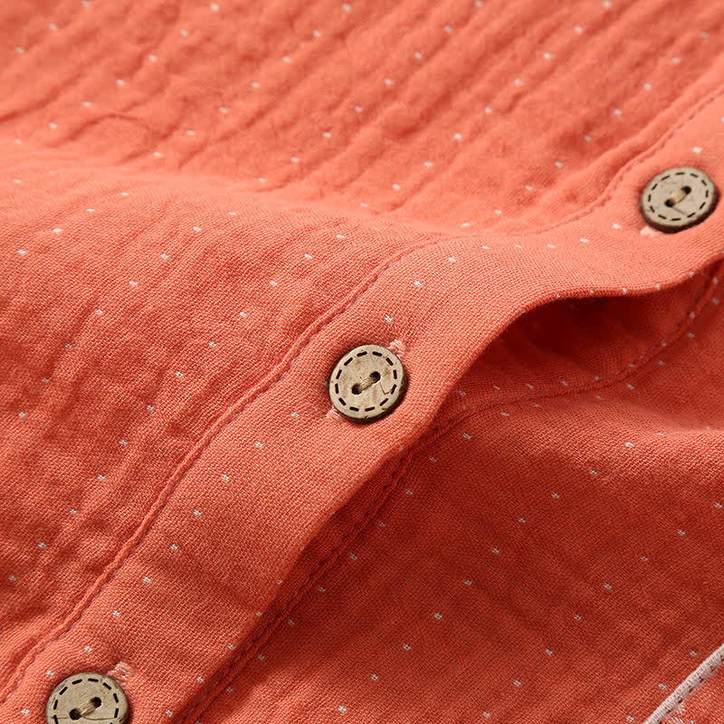 Ownkoti Cotton Gauze Round Neck Pajama Set for Comfort and Style