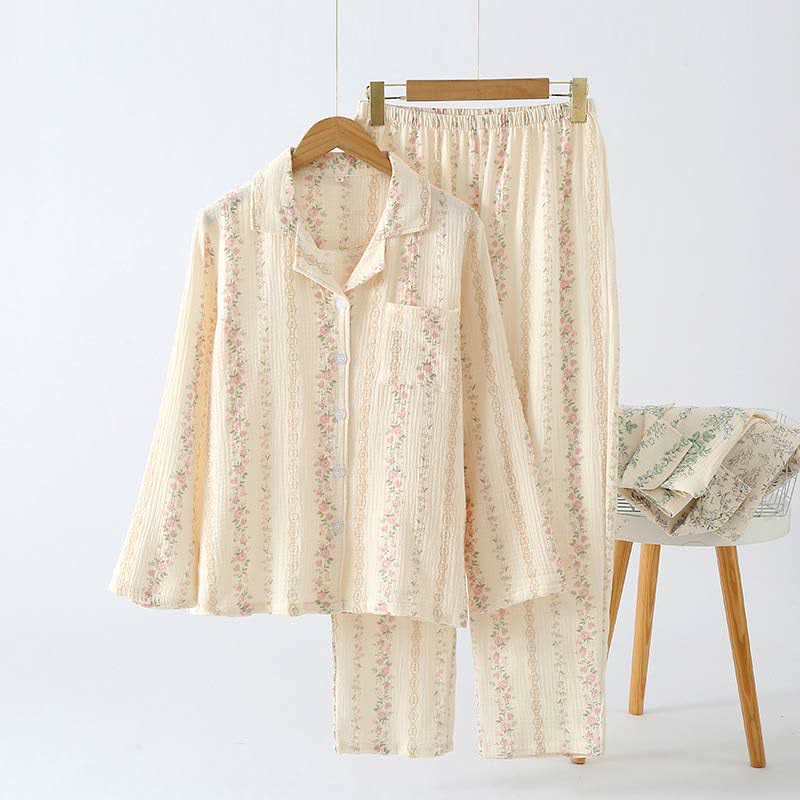 Ownkoti Forest Style Comfy Pure Cotton Loungewear Set