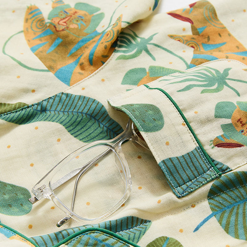 Ownkoti Adorable Lounge Set with Tiger Cat