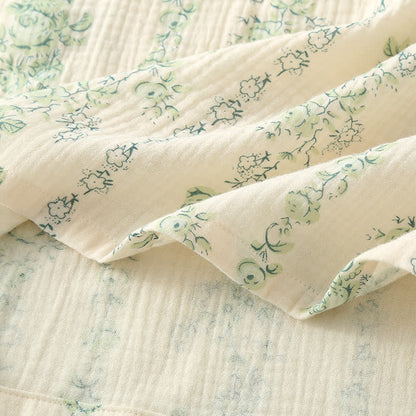 Ownkoti Women's Nightgown made of breathable double-layer cotton gauze for maximum comfort