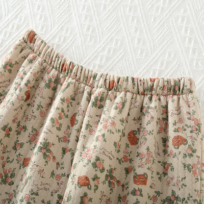 Ownkoti Rustic Rugged Rose Cotton Pajama Set for Women and Men