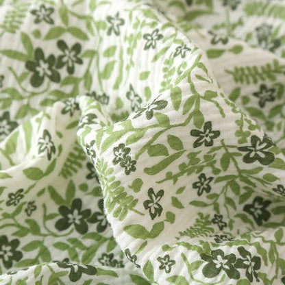 Ownkoti Casual Cotton Clothing Set with Pastoral Style and Floral Design