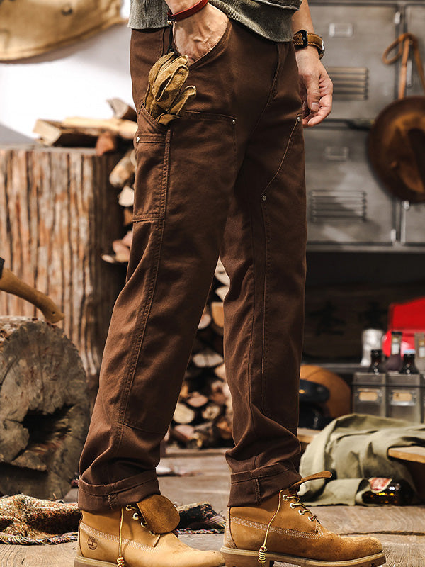 RUGGED WORKWEAR STRAIGHT-LEG PANTS