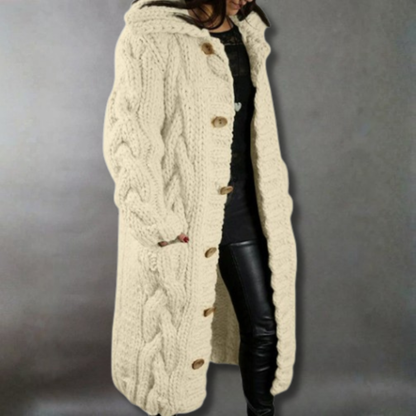 Avero | Elegant Cozy Coat with Tummy Coverage
