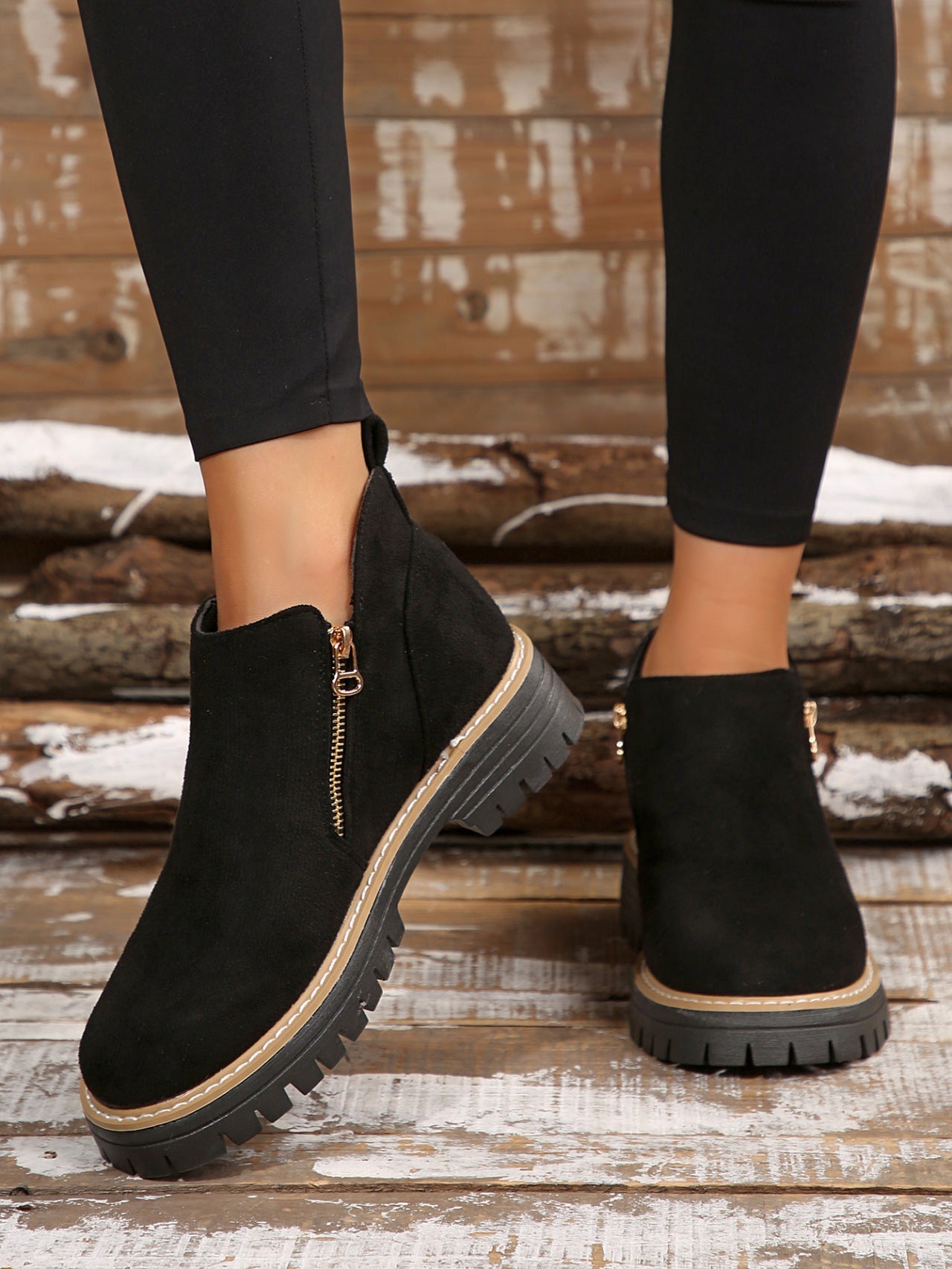 Anna Comfortable Winter Ankle Boots