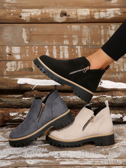 Anna Comfortable Winter Ankle Boots