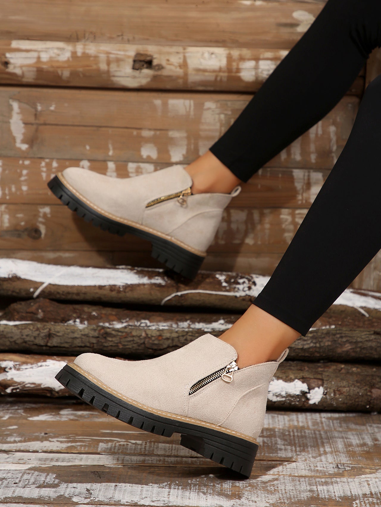 Anna Comfortable Winter Ankle Boots