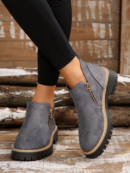 Anna Comfortable Winter Ankle Boots