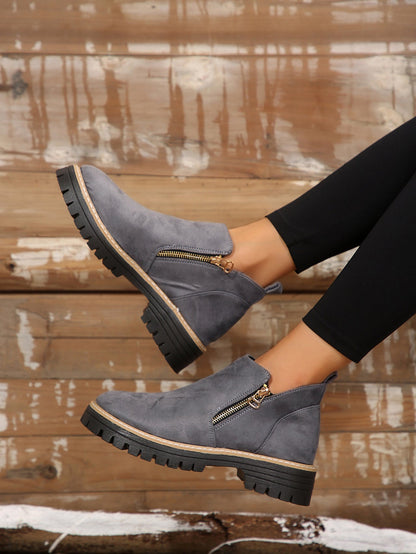 Anna Comfortable Winter Ankle Boots