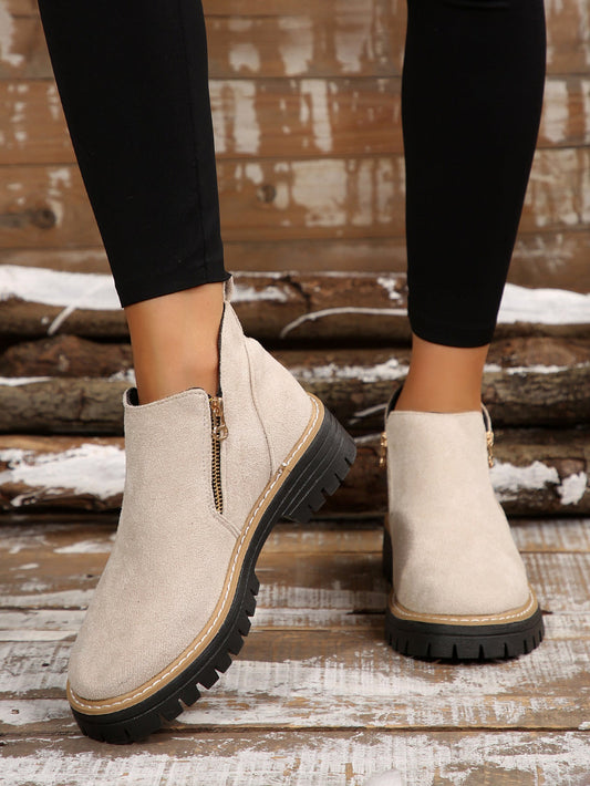 Anna Comfortable Winter Ankle Boots