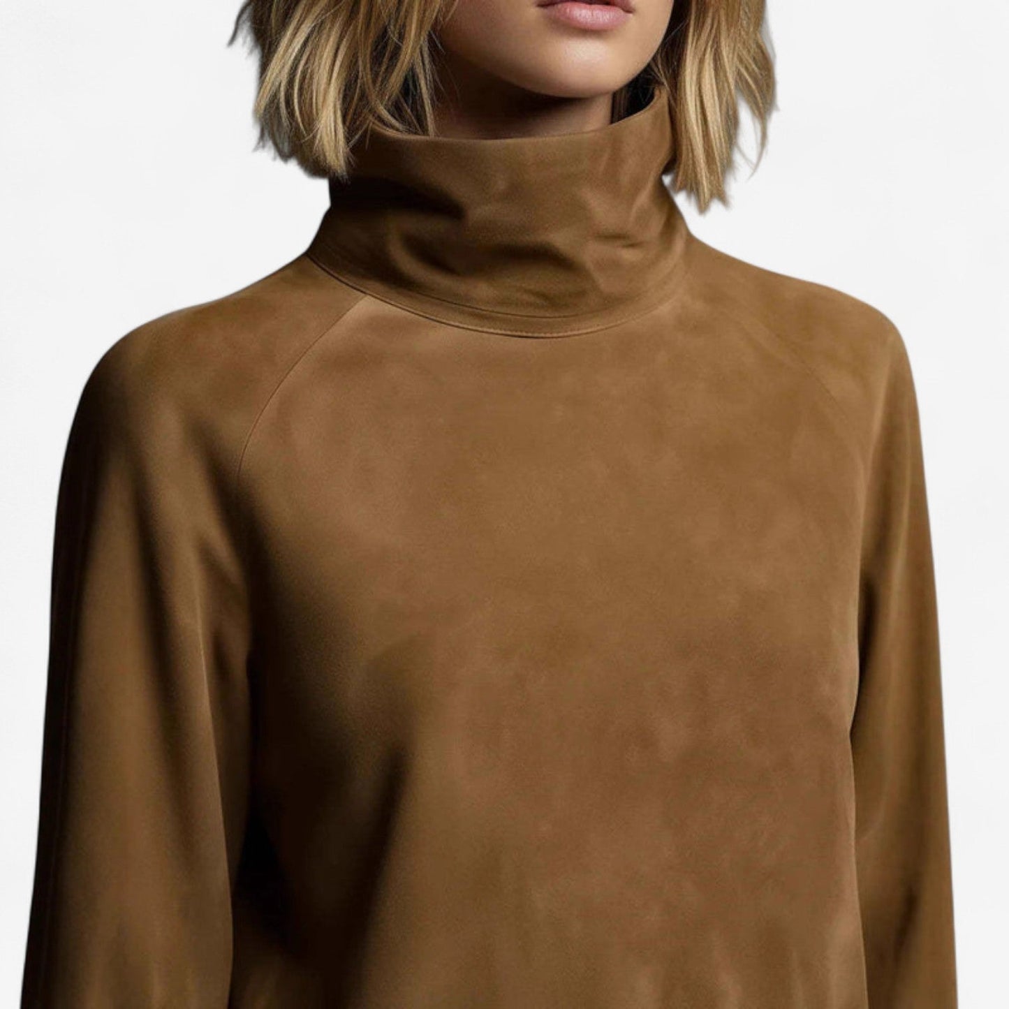 Tania™ Mini Styling Robe with Elegant Mandarin Collar