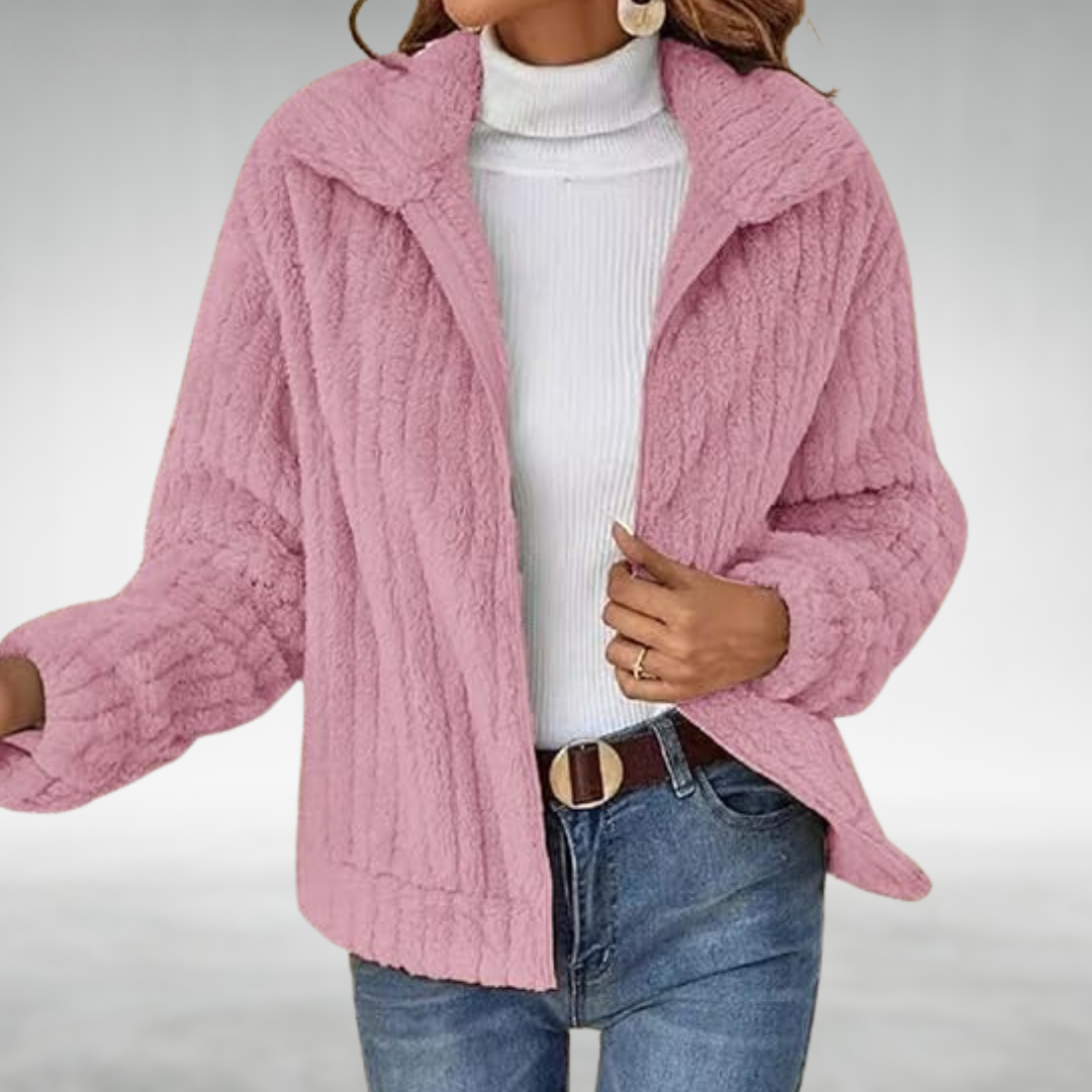 FREYA | COSY JACKET WITH RELAXED FIT AND ELEGANT TUMMY COVERAGE