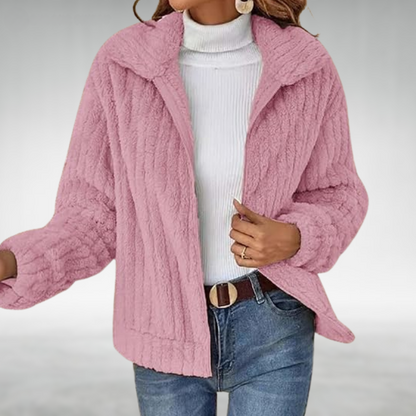 FREYA | COSY JACKET WITH RELAXED FIT AND ELEGANT TUMMY COVERAGE