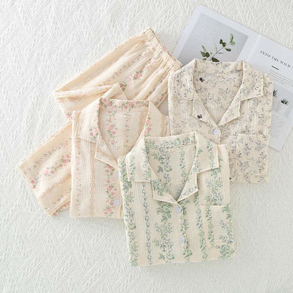 Ownkoti Forest Style Comfy Pure Cotton Loungewear Set