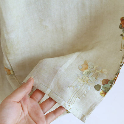 Floral Woven Short Sleeve Lounge Set - Comfortable and Stylish Sleepwear for Relaxed Days