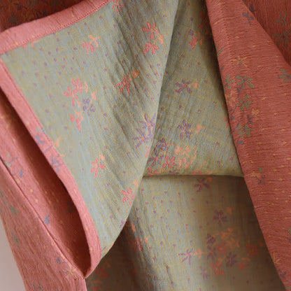 Ownkoti Women's Natural Floral Pattern V-Neck Soft Cotton Nightwear