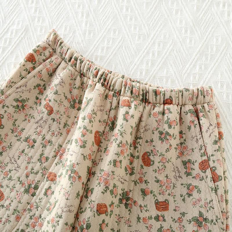 Ownkoti Vintage Rose Garden Cotton Lounge Set - Elegant Comfort for Relaxed Days