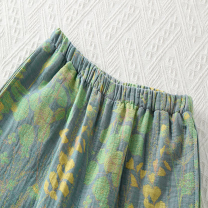 Ownkoti Short Pants and Short Sleeve Crop Top Set for Comfort and Style