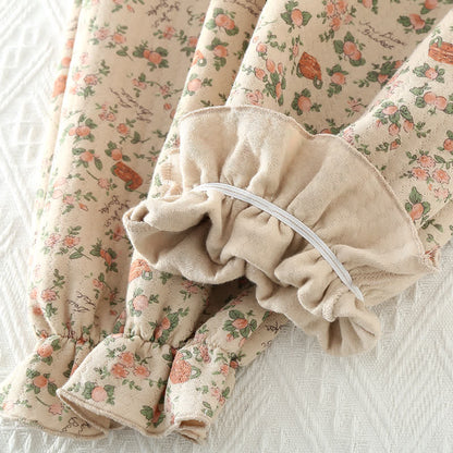 Ownkoti Vintage Rose Garden Cotton Lounge Set - Elegant Comfort for Relaxed Days