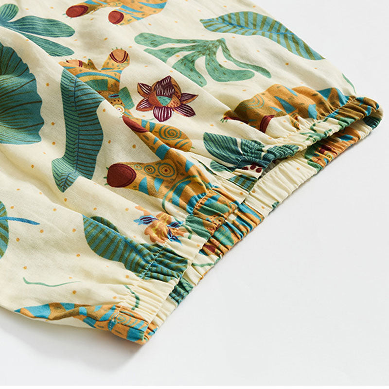 Ownkoti Adorable Lounge Set with Tiger Cat