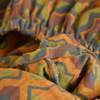 Ownkoti Elegant Cotton Loungewear Set with Flower-Shaped Diamond Embroidery