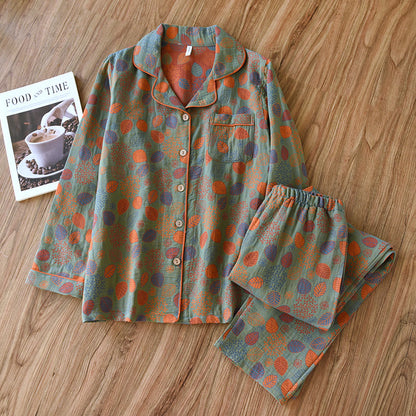 Ownkoti Green Shine in Cotton Voile - Comfortable Loungewear Set