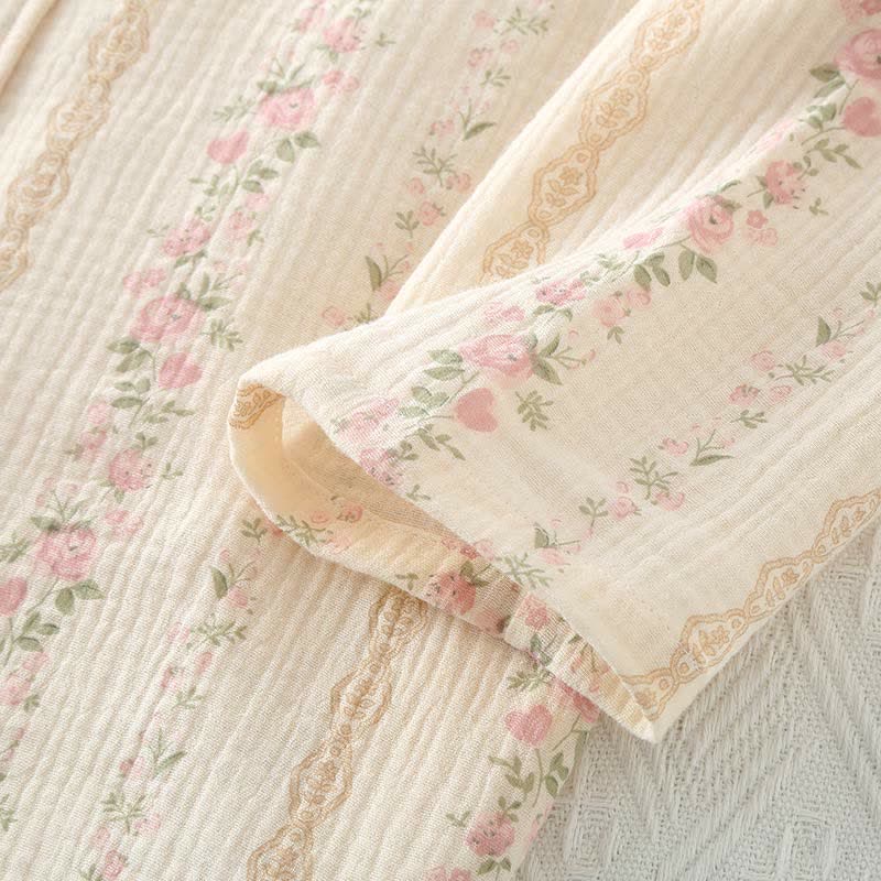 Ownkoti Forest Style Comfy Pure Cotton Loungewear Set